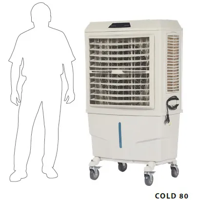 Rafraîchisseur d'air Cold 80 - Ref COLD80, sans installation, ioniseur intégré, location