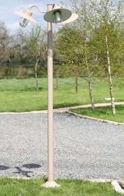 Lampadaire BELCOUR TRIPLE E27 IP44 - Hauteur 2240 mm - Vendu sans source - Réf. BEBC106400
