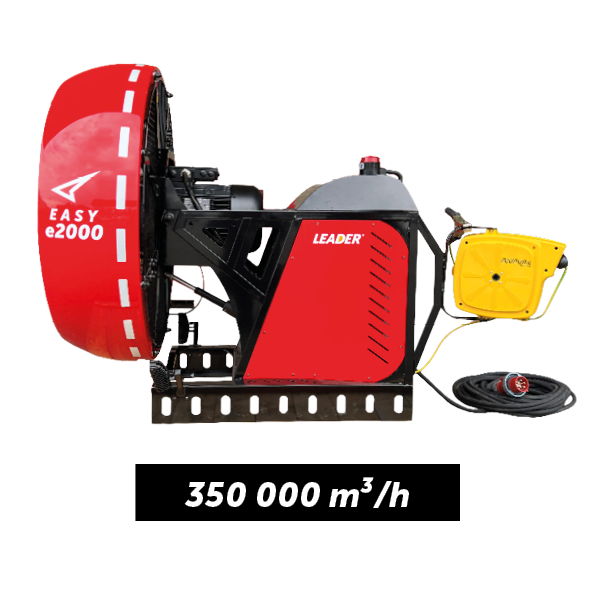 Ventilateur Grand Débit EASY e2000 - 350 000 m³/h - Version électrique 400V - Désenfumage et refroidissement