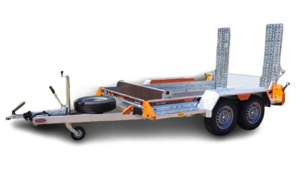 Remorque porte-engins TA-NO BOB 3030 - 3,00 x 1,59 m - PTAC 3000 kg - Châssis acier galvanisé