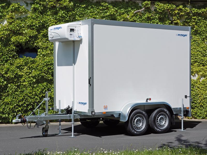 Remorque frigorifique AZKF 2730/155 - 2,95 x 1,55 x 2,00 m - PTAC 2700 kg - Groupe froid 220V