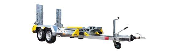 Remorque porte-engins TA-NO BOB 3030 - 3,00 x 1,59 m - PTAC 2700 kg - Châssis acier galvanisé