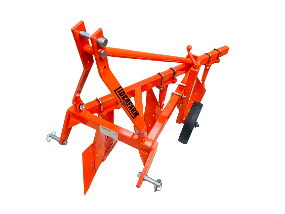 Charrue à plat 3 socs LIDERFARM - largeur de travail 60 cm pour tracteur 25-50 CV