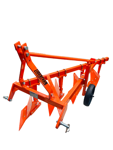 Charrue à plat 4 socs LIDERFARM - Largeur de travail 80 cm pour tracteur 30-60 CV