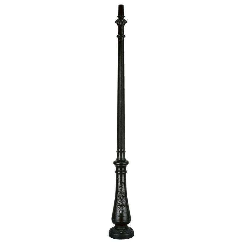 Mât classique en aluminium Ø75 mm coloris noir - hauteur 2300 mm