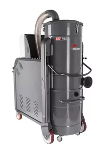 Aspirateur industriel Delfin DG VL 125 triphasé - aspiration de solides et liquides, 12,50 kW, 160 l, 1.100 m³/h