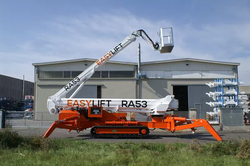 RA53 – Nacelle élévatrice sur chenille - hauteur de travail 52,4 m et charge nacelle 230 kg