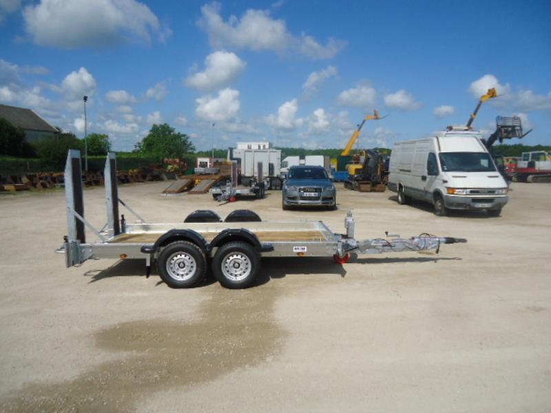 Remorque porte-engins 3T5 Ecim - neuf - 2AF P350 TA - 5,20 m (replié) - 3500 kg PTC