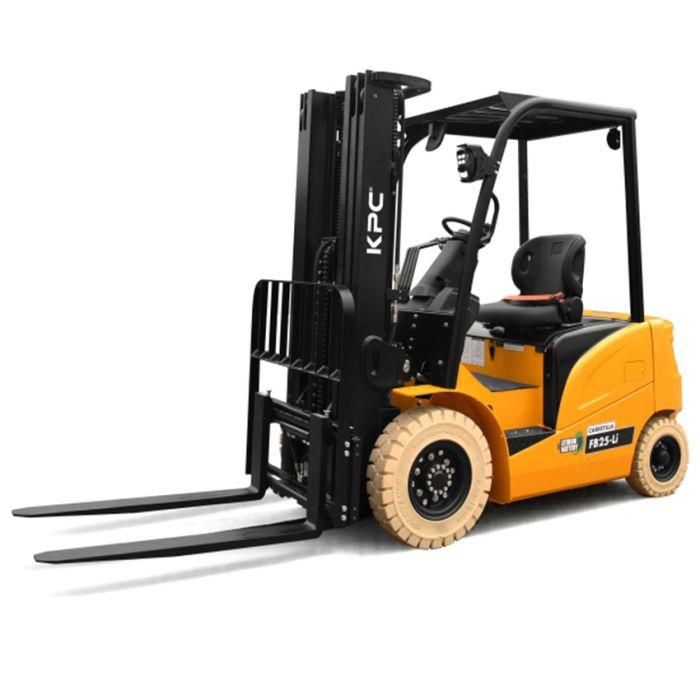 Chariot élévateur électrique FB25 Li KPC - Capacité 2 500 kg, batterie lithium 76,8V/230Ah, mât triplex 4,8 m
