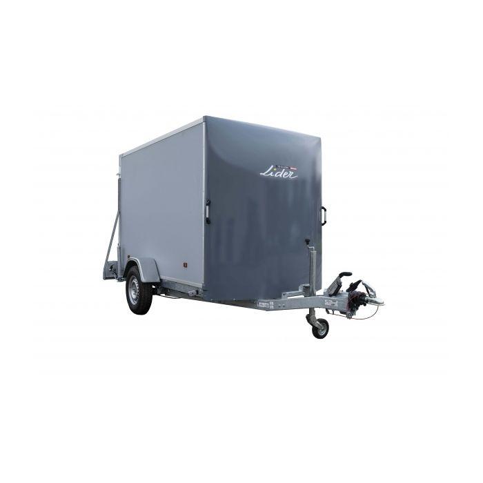 Remorque Fourgon 42960 freinée Lider - Dimensions utiles 260 x 155 x 177 cm - PTAC jusqu'à 1350 kg