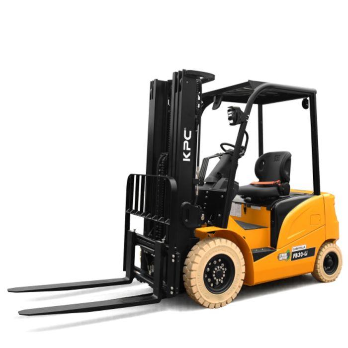 Chariot élévateur électrique FB30 Li KPC - capacité 3 000 kg, batterie lithium 76,8V/280Ah, mât triplex 4,8 m