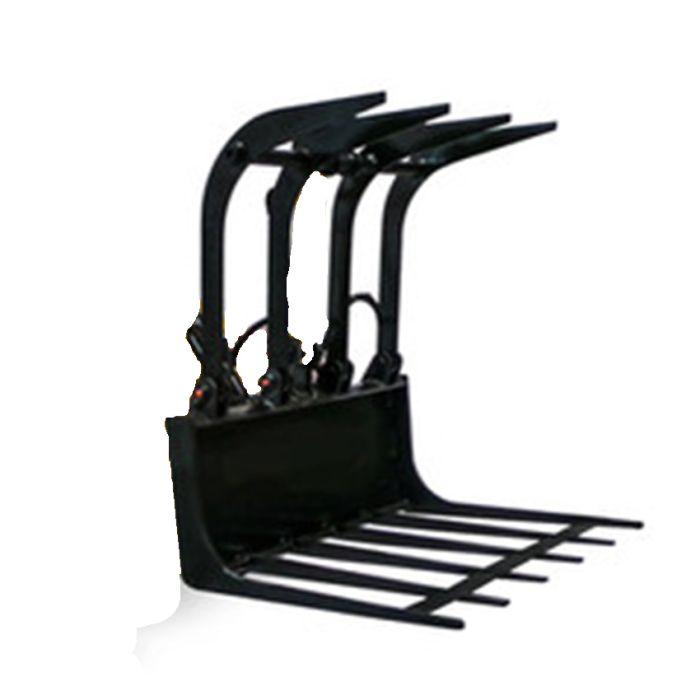 Hydrogriffe pour chargeur multi outils Tom-K - godet 1080mm pour charges lourdes