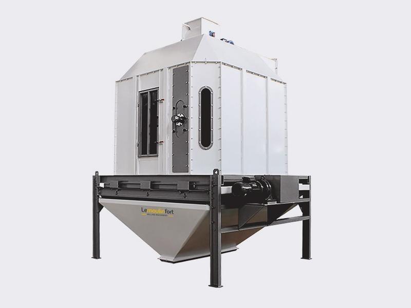 Pellet Cooler - systèmes d'élimination des semences et de moulin à alimentation