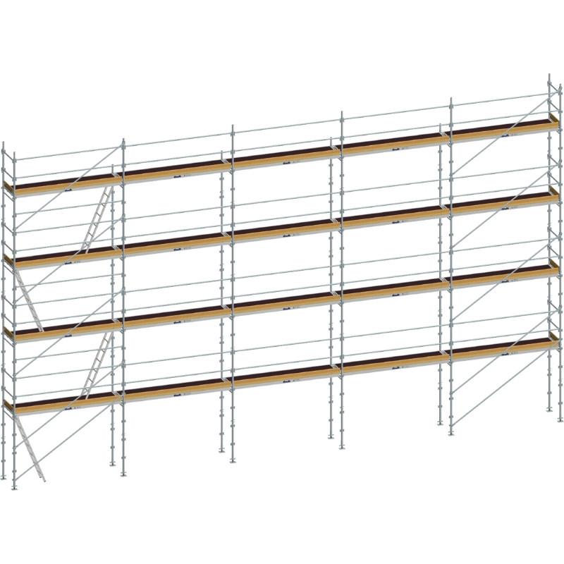Lot Fixe Façade 160m² - F3000 ACIER LISSES - DUARIB