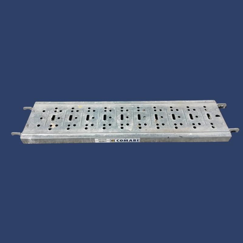 Plancher acier R14 AC-CS 2000X36 - 2 m x 0,36 m - Crochets soudés - Occasion