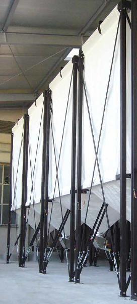 Silos Intérieur pour stockage de matières, jusqu'à 80 m³, flexibles et économiques