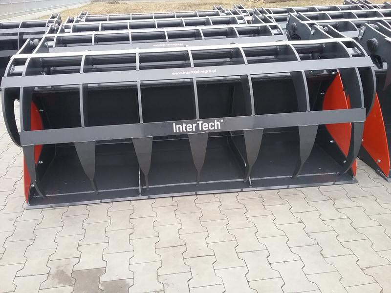 Benne Multi-service (BMS) pour chargeur frontal, dents coupées, 2.2m - EkoAgri