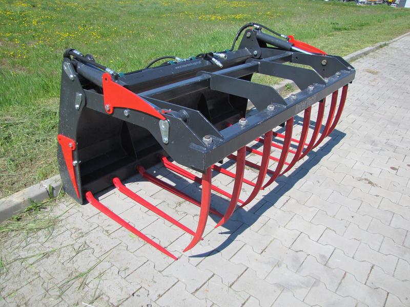 Pince crocodile IT2 2000 - 2000 mm, portée 900 kg, ouverture 1200 mm, 9/10 dents