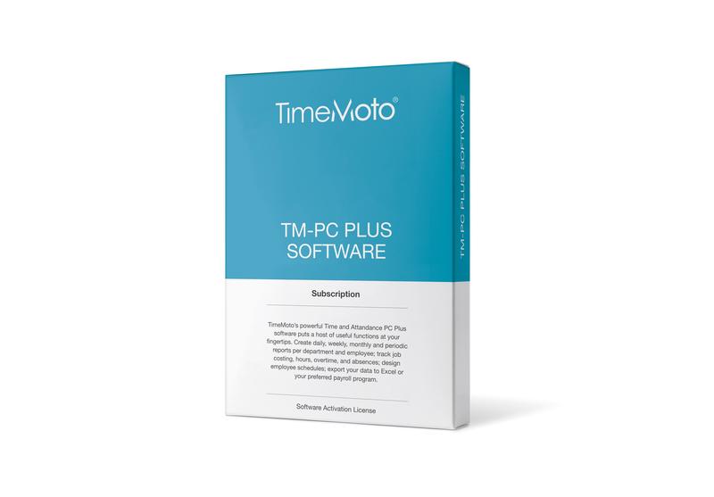 Logiciel de présence de temps TM-PC Plus Software pour PC Windows - Pointeuses badgeuses