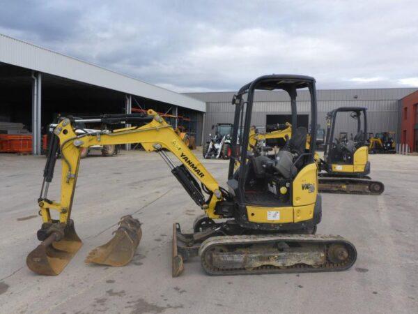 Mini-pelle Yanmar VIO26 - 2.5 t - Canopy - AR - 3 godets - Année 2018 - Référence 9048
