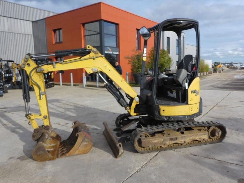 Mini-pelle Yanmar VIO26 - 2.5T - canopy - AR - 3 godets - année 2018 - référence 9015