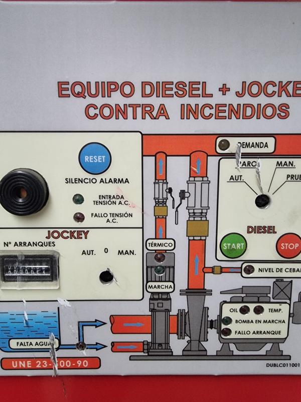 Équipement de lutte contre l’incendie Bombas Ideal RNID-3216 - Pompe diesel 12 m³ et Pompe électrique 9 m³