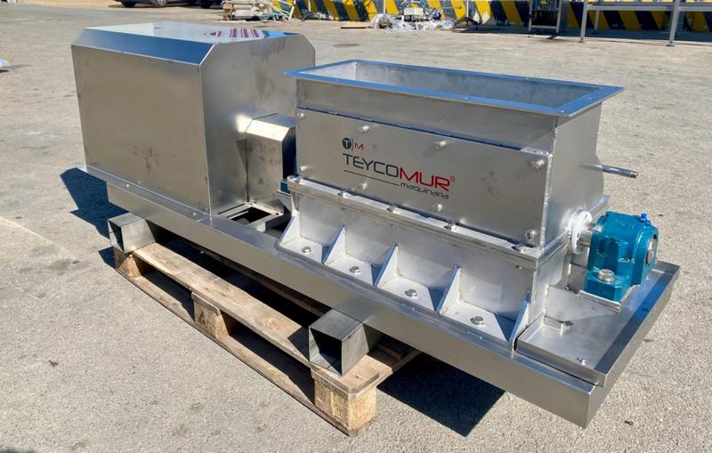 Broyeur à marteaux pour fruits et légumes Teycomur Maquinaria - 18,5 kW, capacité 15 000 kg/h, acier inoxydable A-304