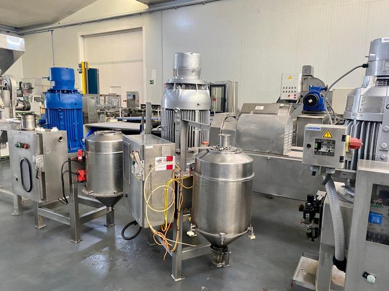 Processeur Comitrol modèle 1700 d'occasion - Machine de coupe en acier inoxydable, 30 Kw, 380V, fabrication 1998