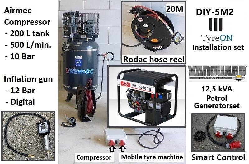DIY-5M2 Kit d'installation encastré complet pour utilitaire de service