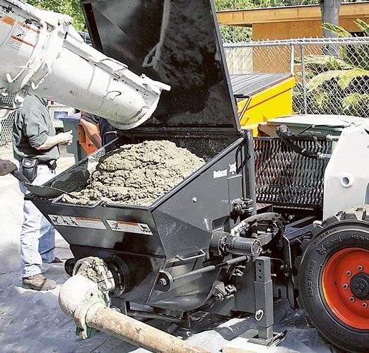 Pompe à béton Manuco Services - acheminement jusqu'à 76 m et 2 étages