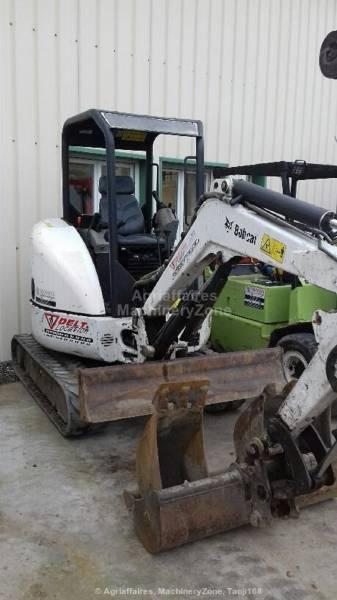 Mini pelle 425 Bobcat occasion - 3 550 H, 2.6 T, bon état