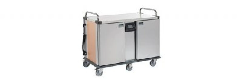 Chariot de distribution Chaud / Froid en acier inoxidable pour cuisines professionnelles