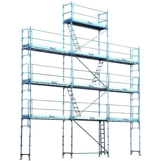 Echafaudage façadier ALTRAD en acier - montage simple pour travaux BTP
