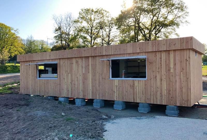 Village Vacances Puy du Fou - kiosque Novalabo en bois Douglas de 35 m²