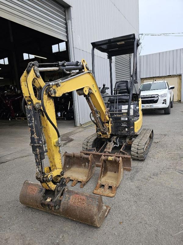 Mini-pelle YANMAR VIO17 d’occasion - Canopy - Chassis variable hydraulique - Chenilles caoutchouc - 1765 kg - Année 2020 - 1786 heures - Ligne BRH