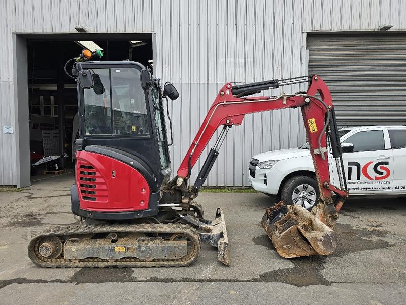 Mini-pelle YANMAR VIO27 d'occasion - cabine, chenilles caoutchouc, 2665 kg, 2023, 638 h