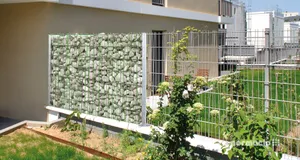 Gabion treillis OOBAMBOO™ - panneaux soudés avec couvertine 40x40 mm