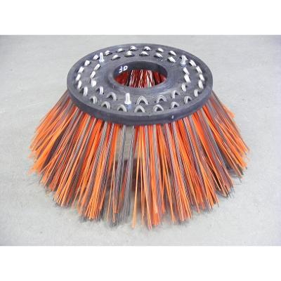 Balai mixte PPL/acier adaptable sur balayeuse WEEDE PRO - diam 400/700