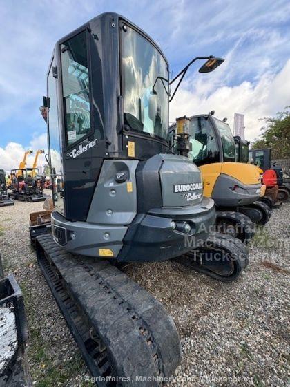 Pelle Eurocomach – 60 TR avec moteur Kubota, bras volet variable, cabine climatisée, lame angle tilt, attache rapide CR50 hydraulique