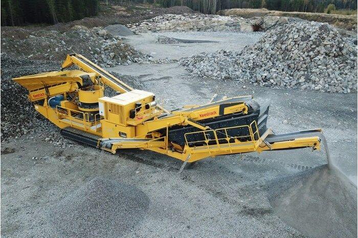 Concasseur à cône Keestrack H6(e) - version hybride, alimentation jusqu'à 185 mm