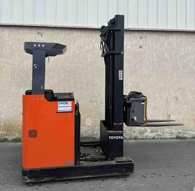 Chariot retractable Toyota 7FBRE16N - 6113 - 1600kg - 6300mm - Triplex TDL - electrique - 48V - 465AH