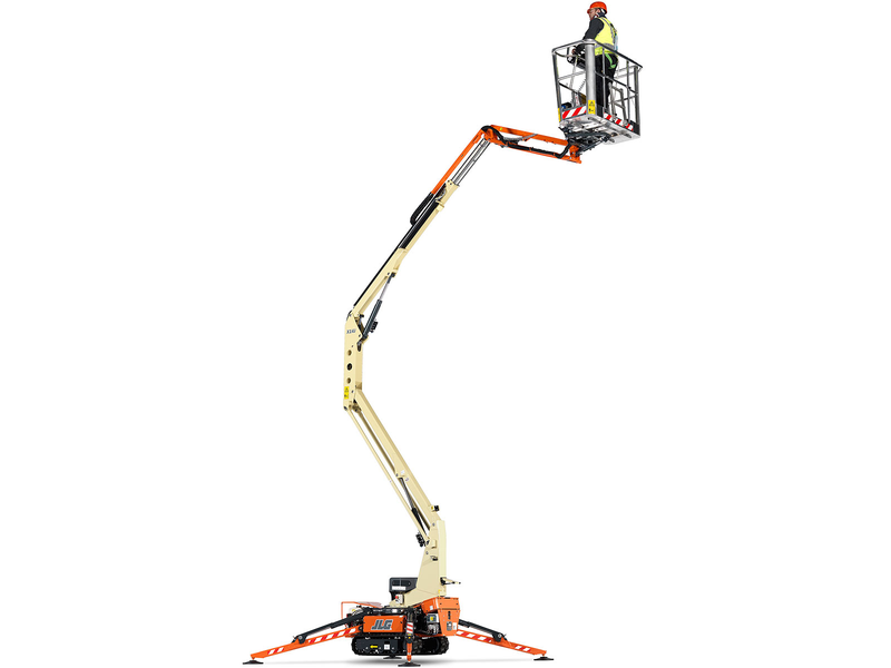 Nacelle Araignée 17 M JLG X17J - hauteur 16,96m, capacité 230kg, moteur essence