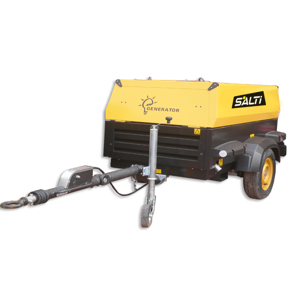 Groupe électrogène 20 kVA tractable insonorisé avec protection moteur