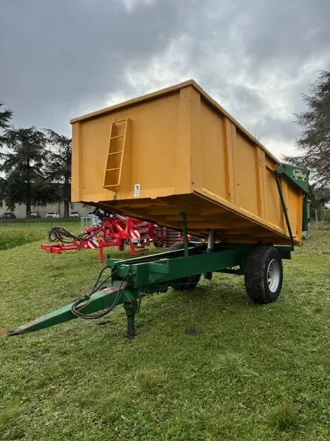 Remorque Gourdon occasion 8 tonnes - TYPE RMG80 - PTAC 10500 - Année 2004