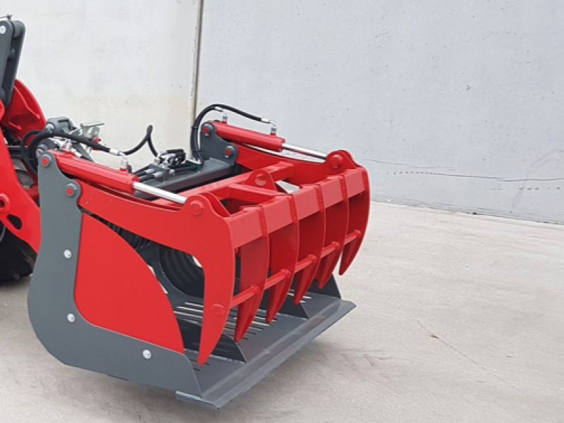 Bac pélican modèle standard - capacité de levage 2 tonnes - largeur de 0,90 à 2,50 m