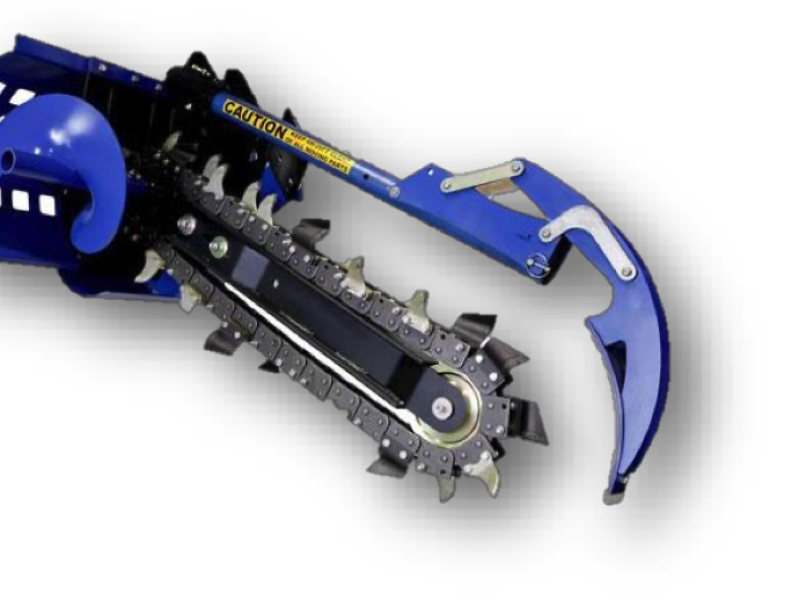 Trancheuse SLF600 ou SLF900 - Profondeur max. 600 à 900 mm, largeur 100 à 300 mm