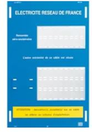 PR34 - Identif. remontée A/S - 200x300mm, fixation par feuillard