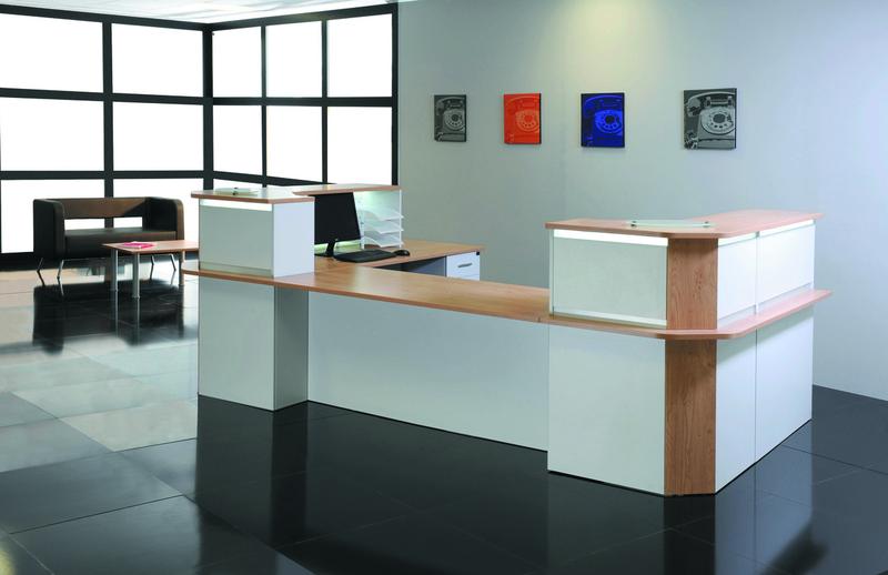 Accessoires banque d'accueil Himeros - Réf 207343 - Joues de finition et pièces d'assemblage
