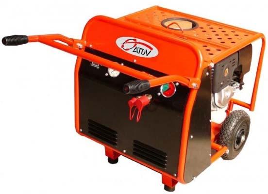 Groupe hydraulique ATDV AC-13TM - Remorque BTP avec plateau basculant 6000 x 2480 mm, PTC 11 T