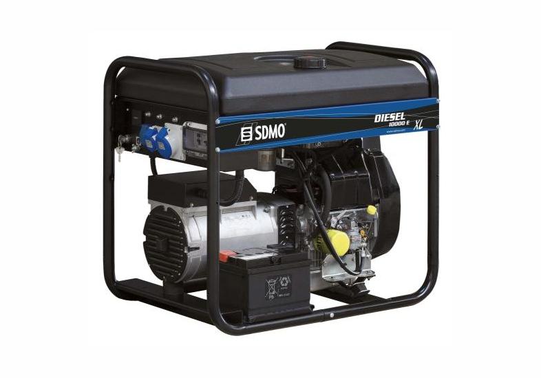 Groupe électrogène DIESEL 10000 E XL C - Monophasé 9KW - Moteur KOHLER - Réservoir 35L - Autonomie 16,70h